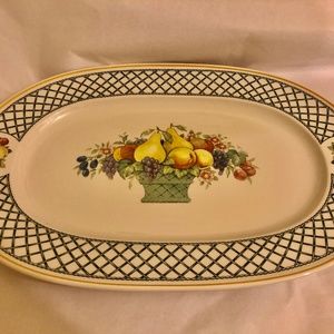 Villeroy & Boch Basket Pattern 16” serving platter